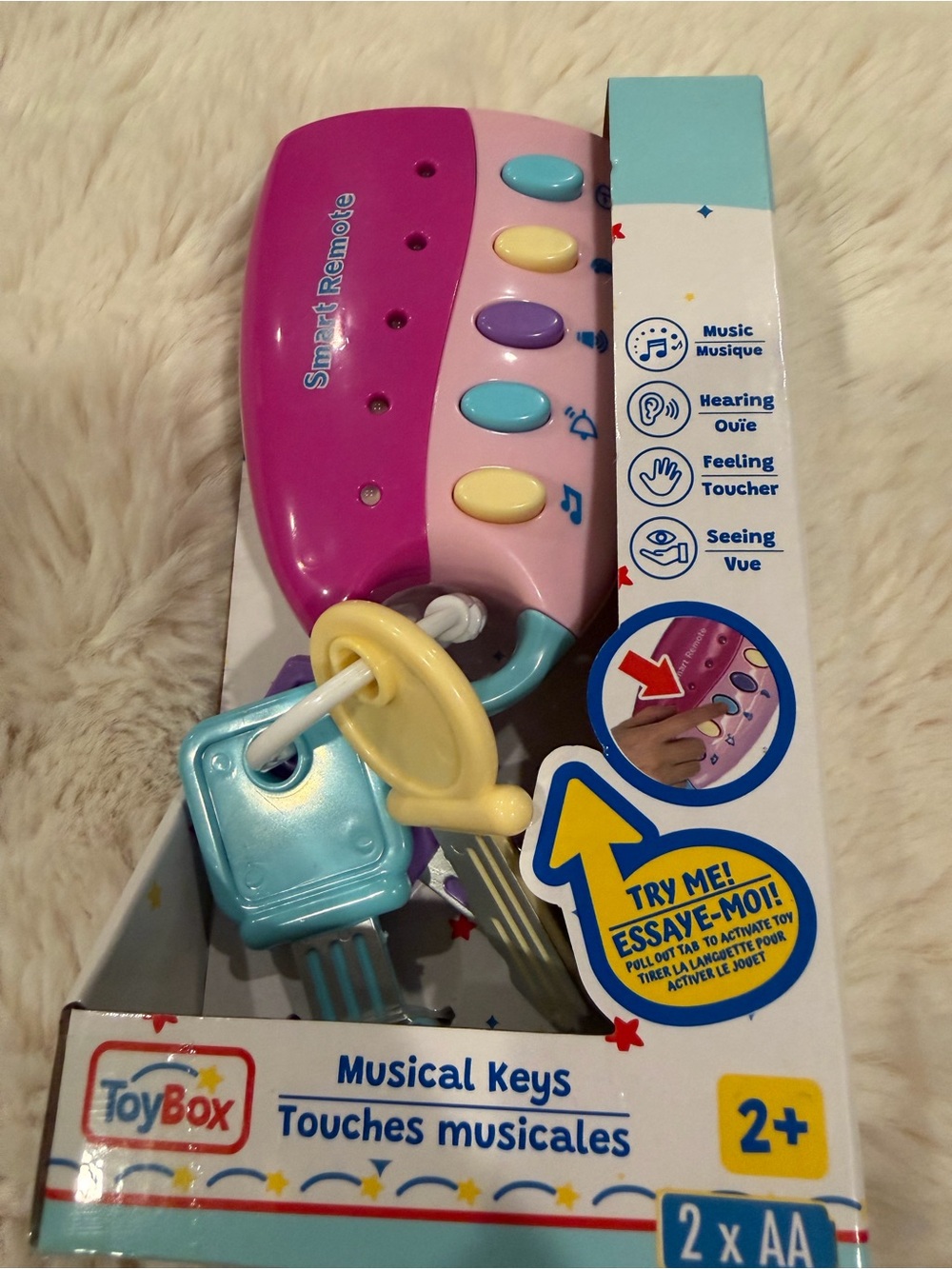 Musical Keys Electronic Learning Toy - Pink & Purple
